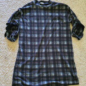 Ophelia Rose Plaid Dress, XL